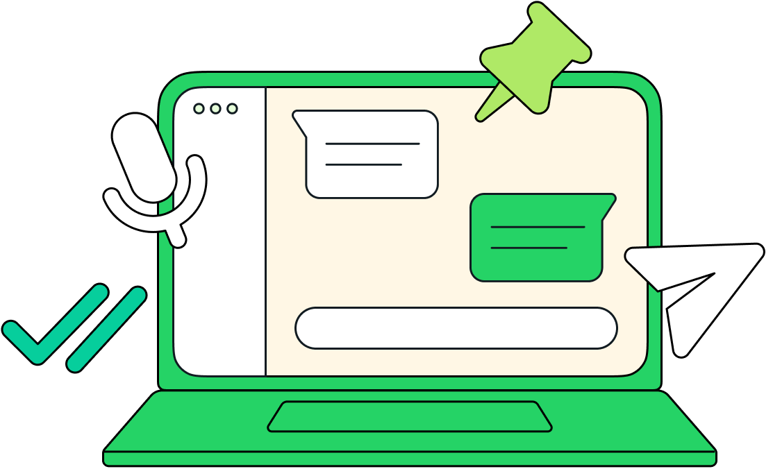 WhatsApp 应用界面预览